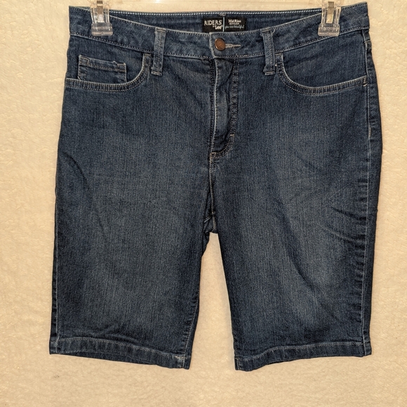 Riders by Lee Blue Classic Bermuda Shorts - Picture 1 of 8